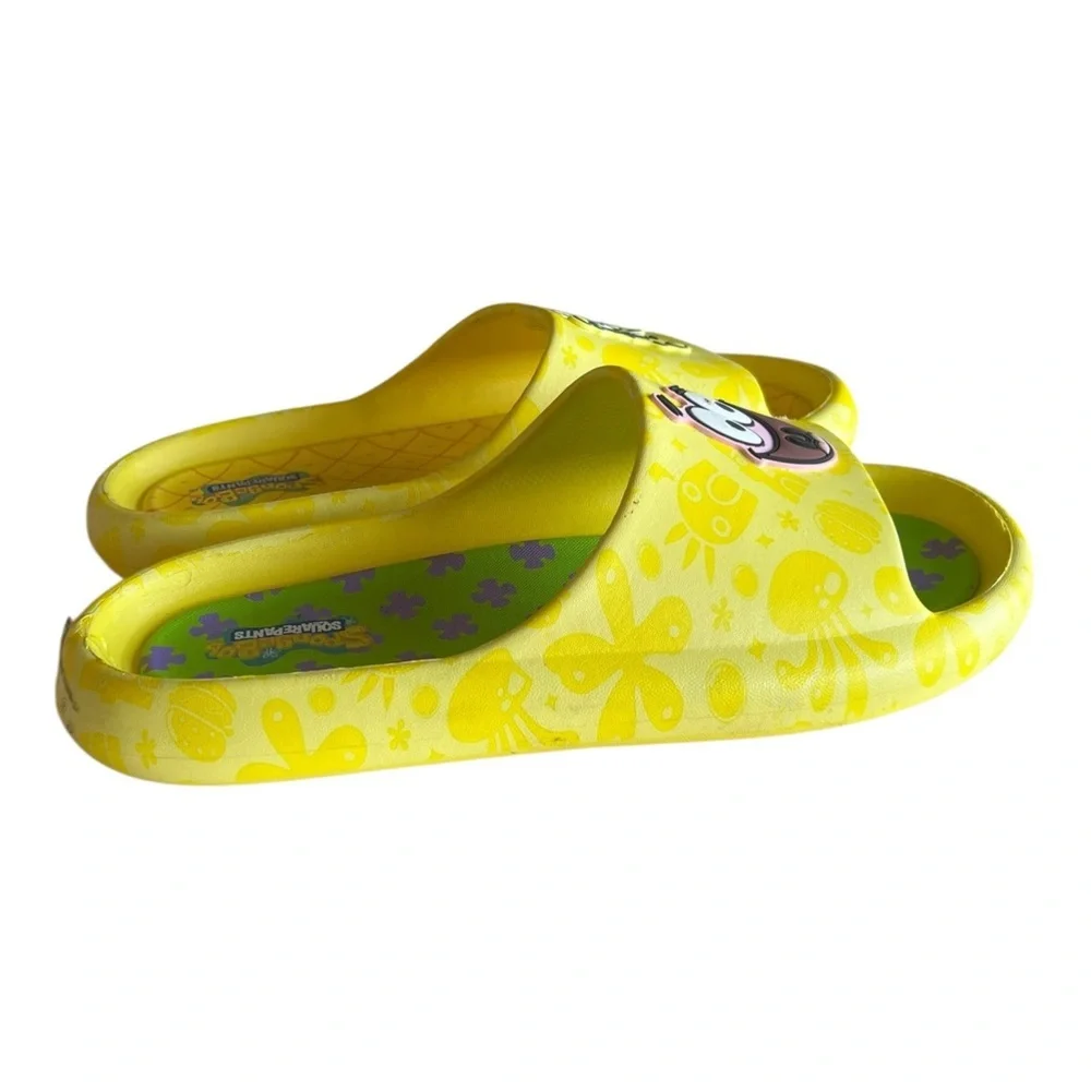 Nickelodeon SpongeBob SquarePants & Patrick Men's Comfort Slides Size 9